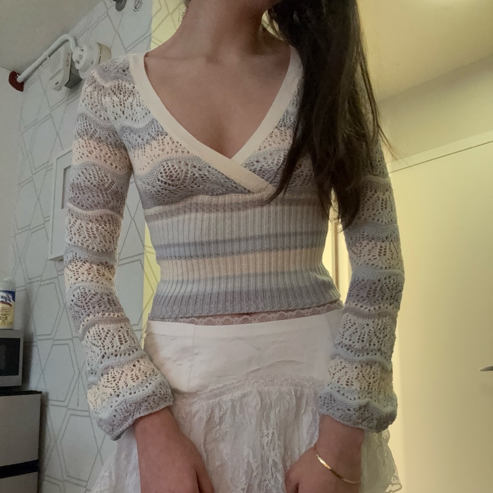 Striped Knit Sweater